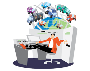 DeliveryMatch transportmanagementsoftware interface voor goederen en logistiek